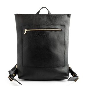 Portland Leather Company Almost Perfect Laptop Backpack in Black